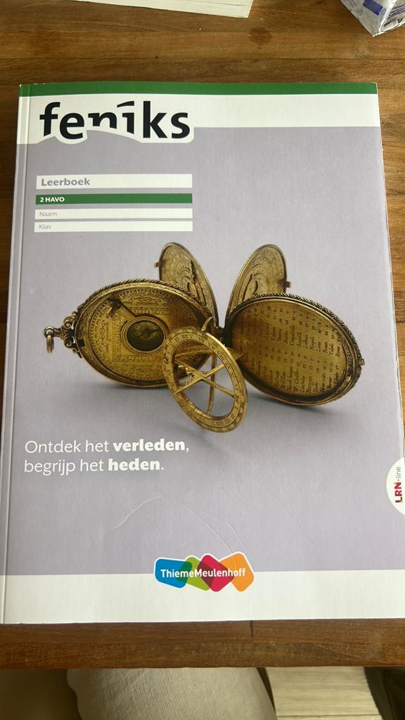 Leerboek geschiedenis Feniks Havo 2, Boeken, Ophalen of Verzenden, Alpha, Zo goed als nieuw, HBO