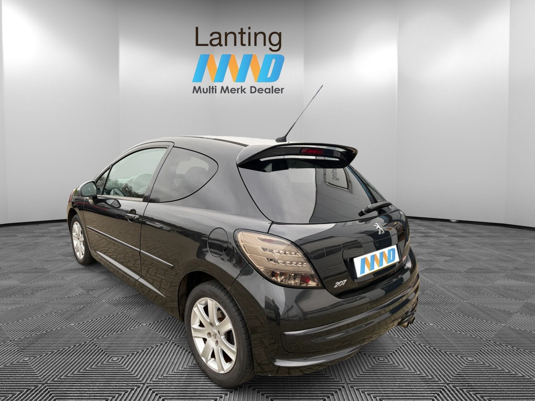Peugeot 207 1.6-16V T 174 PK origineel RC|ketting gebroken!, Auto's, Peugeot, Voorwielaandrijving, 1080 kg, Gebruikt, Zwart
