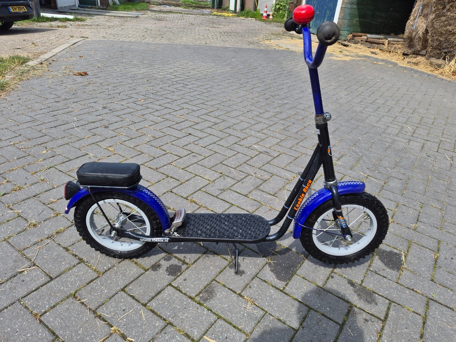 Loekie Race step met zitje - Gebruikt, Ophalen, Gebruikt, Gewone step, Loekie Race