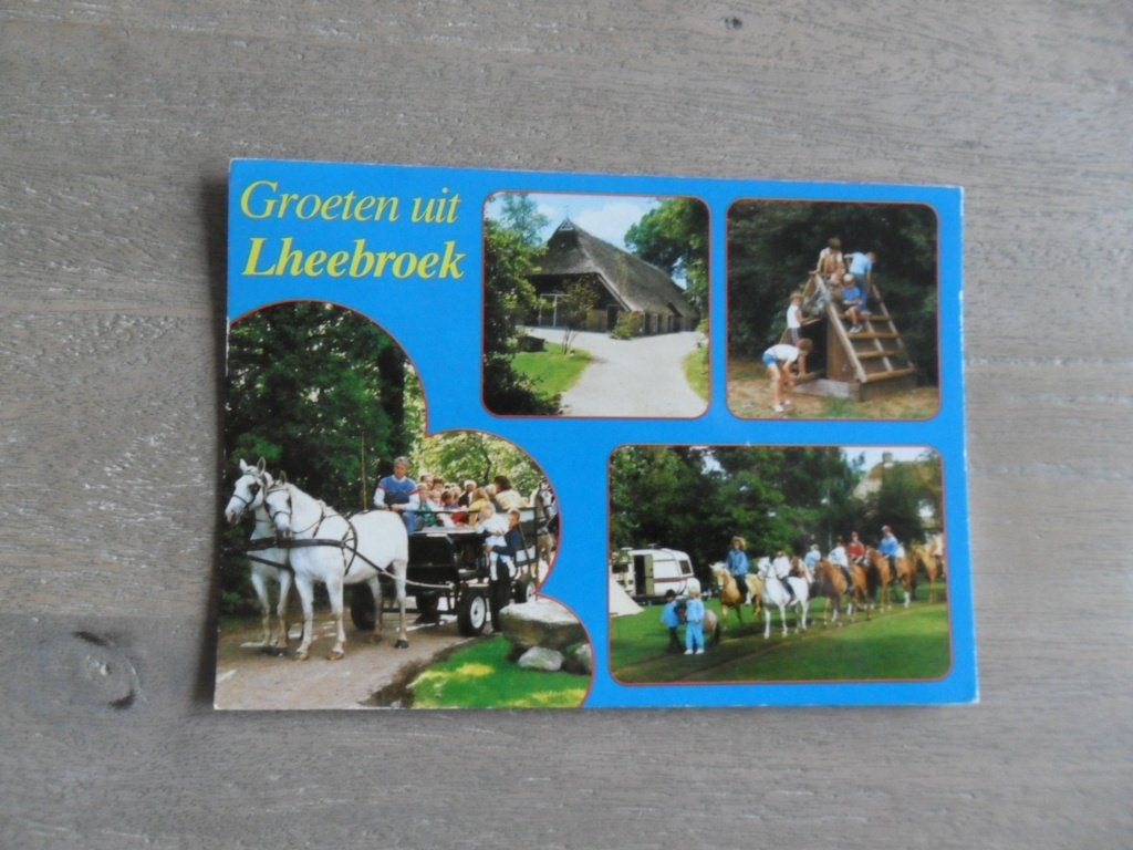 Lheebroek/Dwingeloo, camping Meistershof 1988, Verzenden, 1980 tot heden, Gelopen