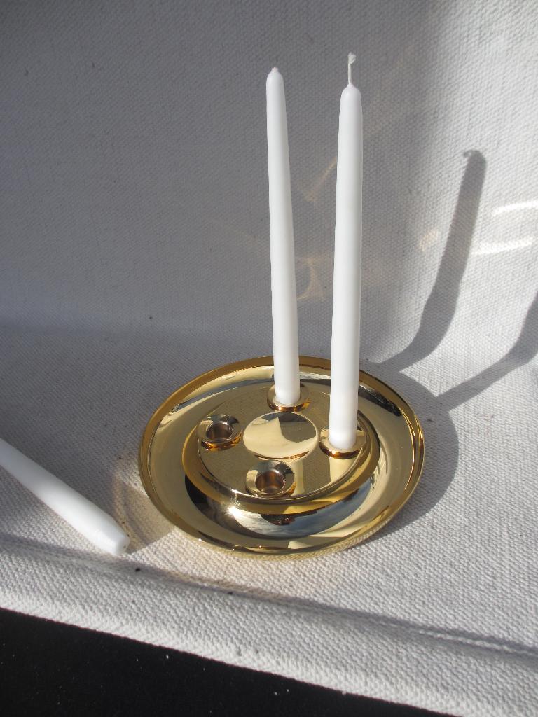 Georg Jensen Adventskrans kandelaar Andreas Mikkelsen - GOUD, Overige kleuren, Ophalen of Verzenden, Zo goed als nieuw, Goud