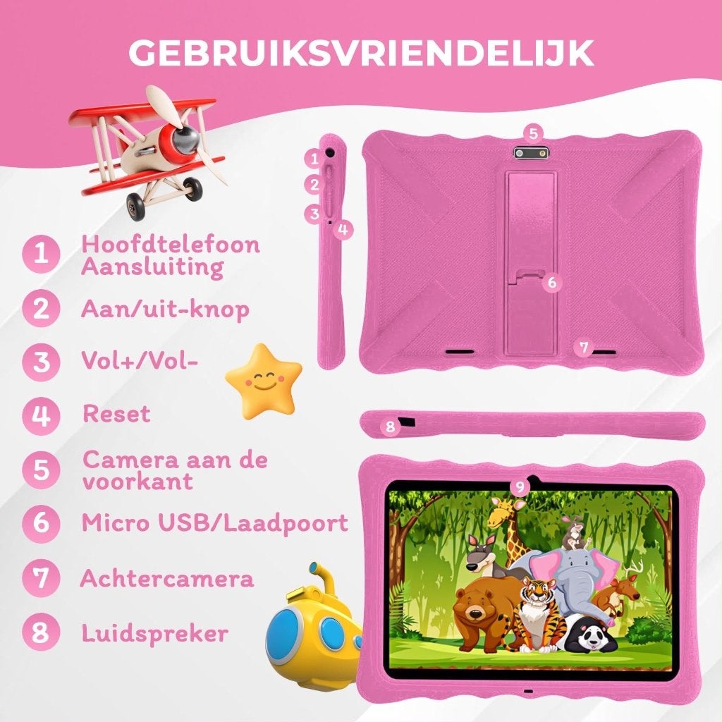 Foto 6 van Kindertablet venoza roze of blauw