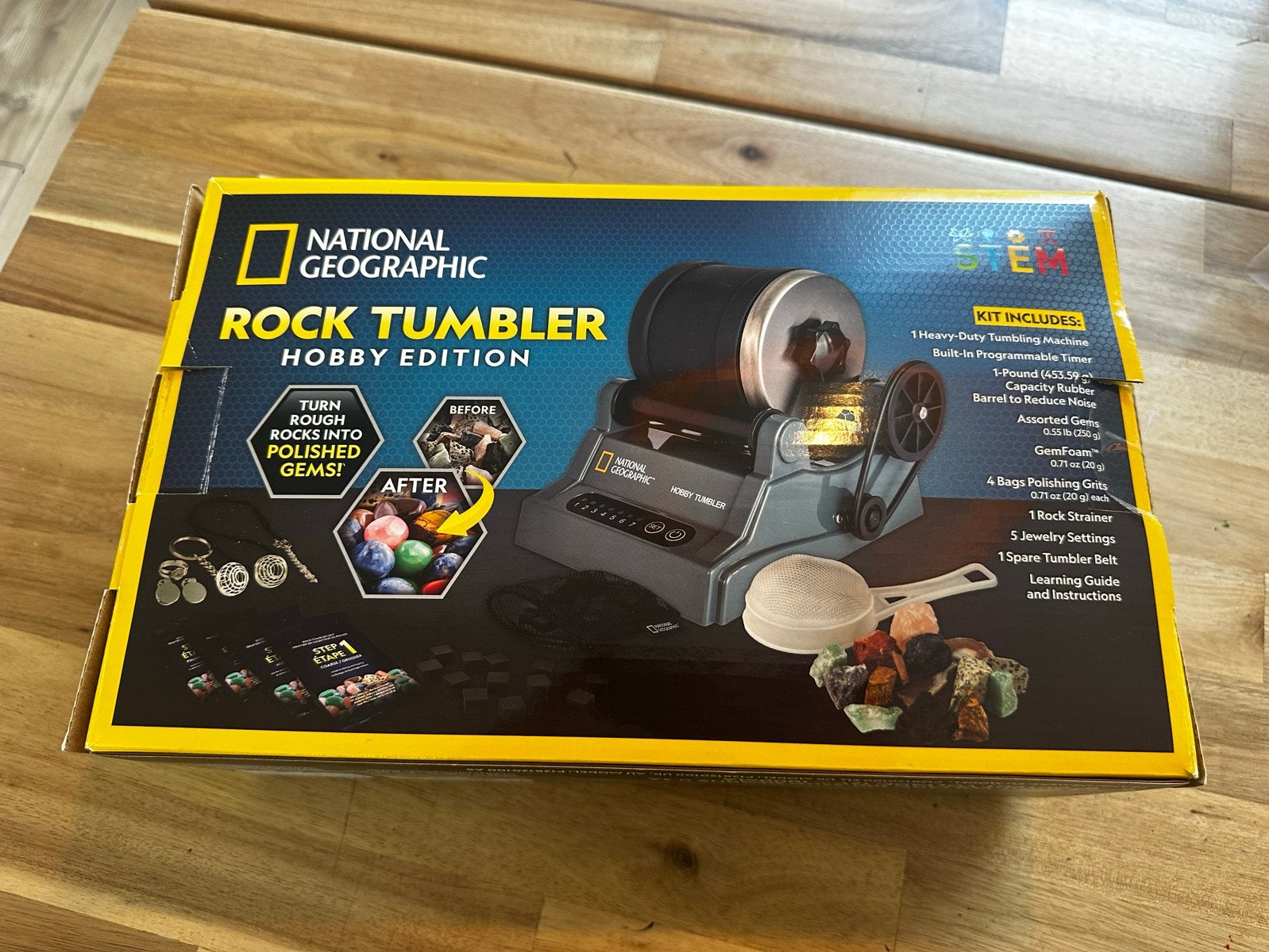 National Geographic Rock Tumbler Hobby Editie, Overige thema's, Zo goed als nieuw, Grijs, Overige merken