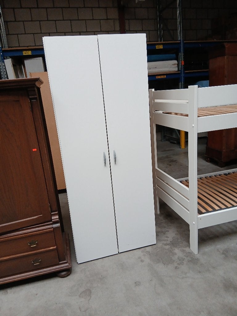 (0653) Kledingkast van 75x35x185 cm, Ophalen, Met plank(en), ., 50 tot 100 cm