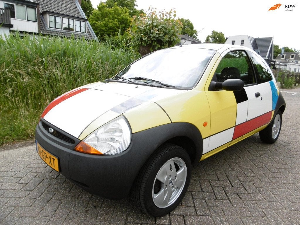 Ford Ka 1.3 d'Eco MONDRIAAN UNIQUE ORIGINAL ART OBJECT, 1299 cc, Gebruikt, 4 cilinders, Ka