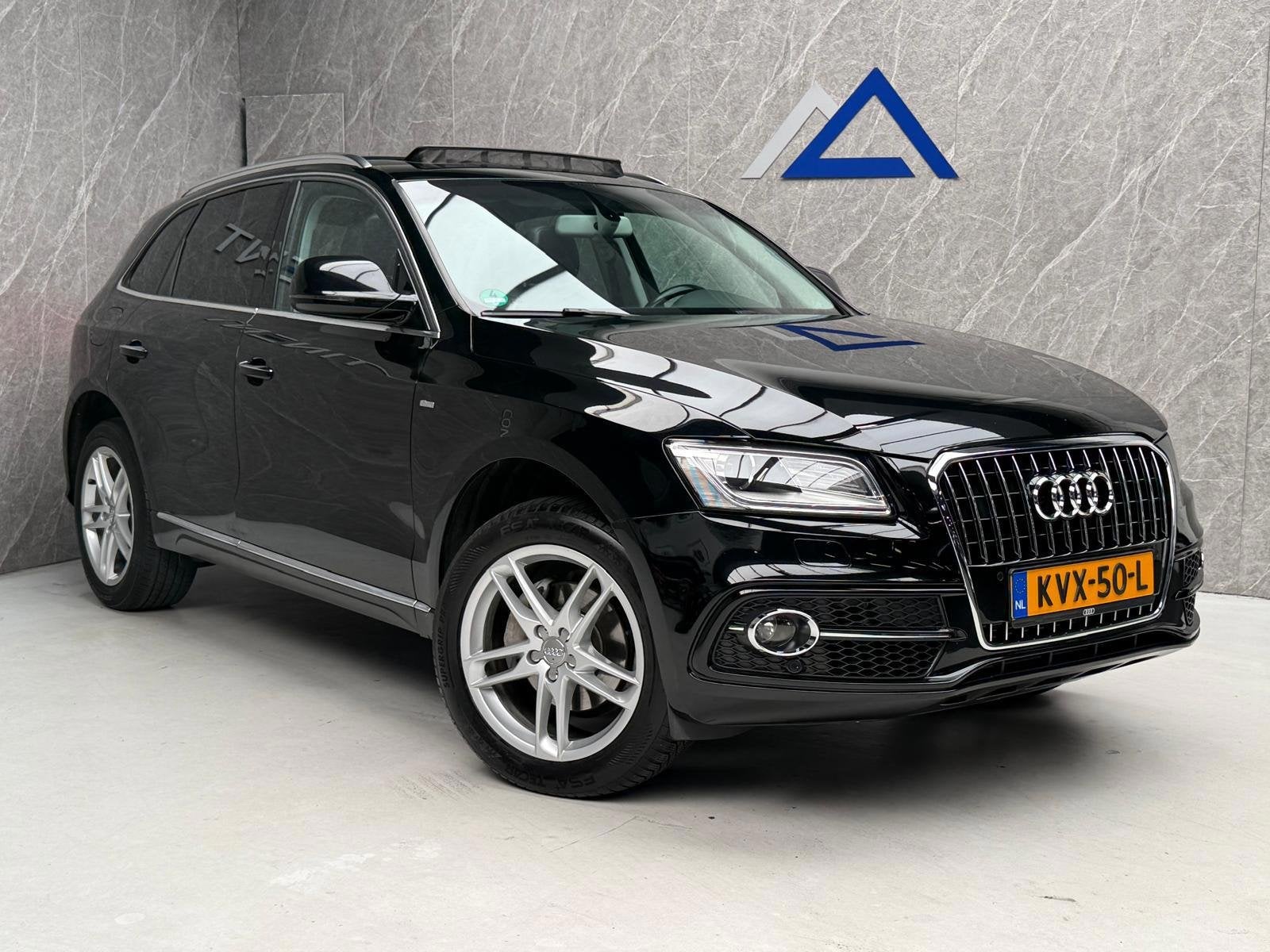 Audi Q5 2.0 TFSI quattro S-Line / Dealer Onderhouden / Panor, Auto's, Gebruikt, 4 cilinders, Leder, Bedrijf