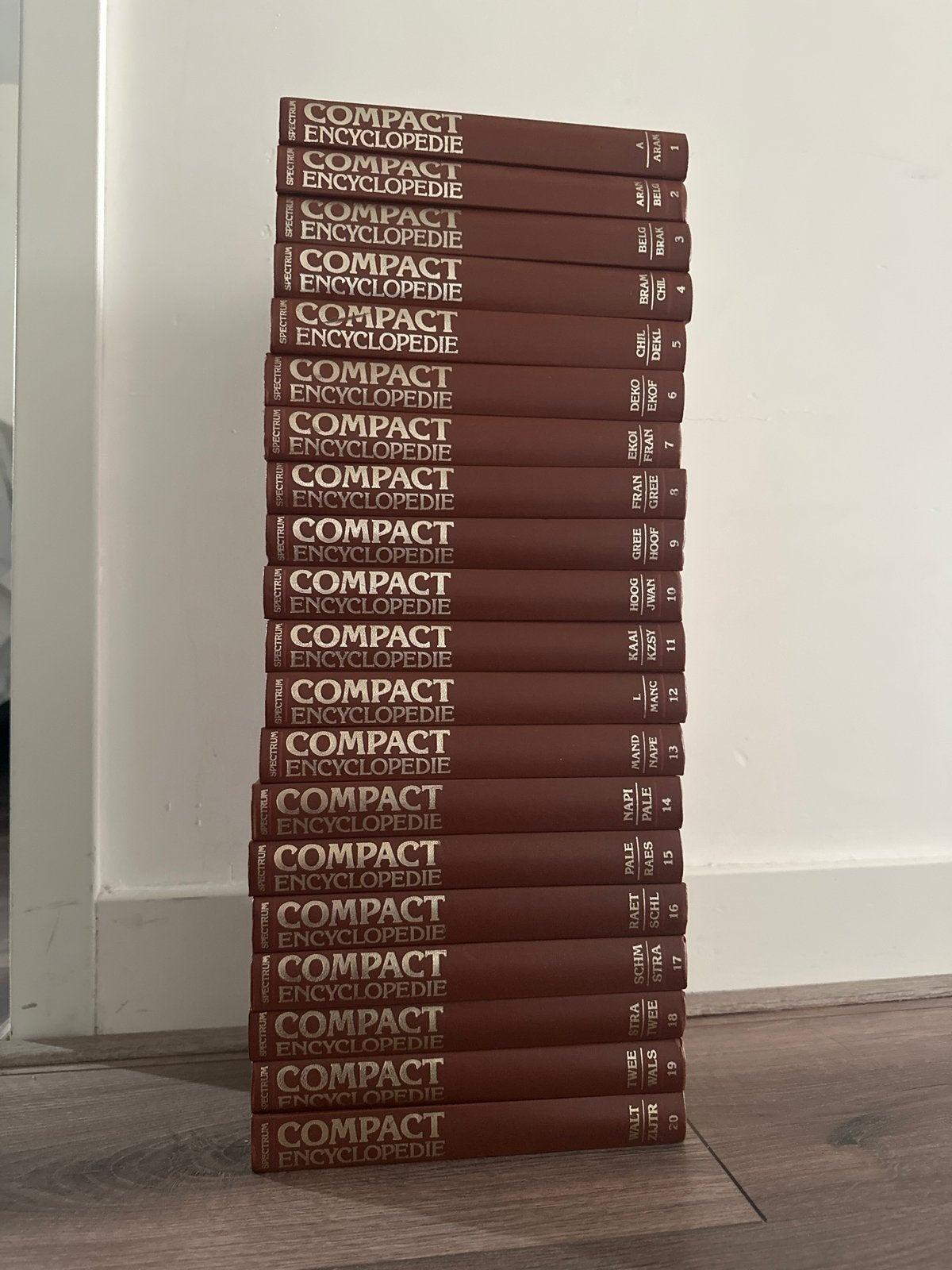 Spectrum Compact Encyclopedie - Complete Serie (1980), Boeken, Encyclopedieën, Zo goed als nieuw, Complete serie, Algemeen, Ophalen