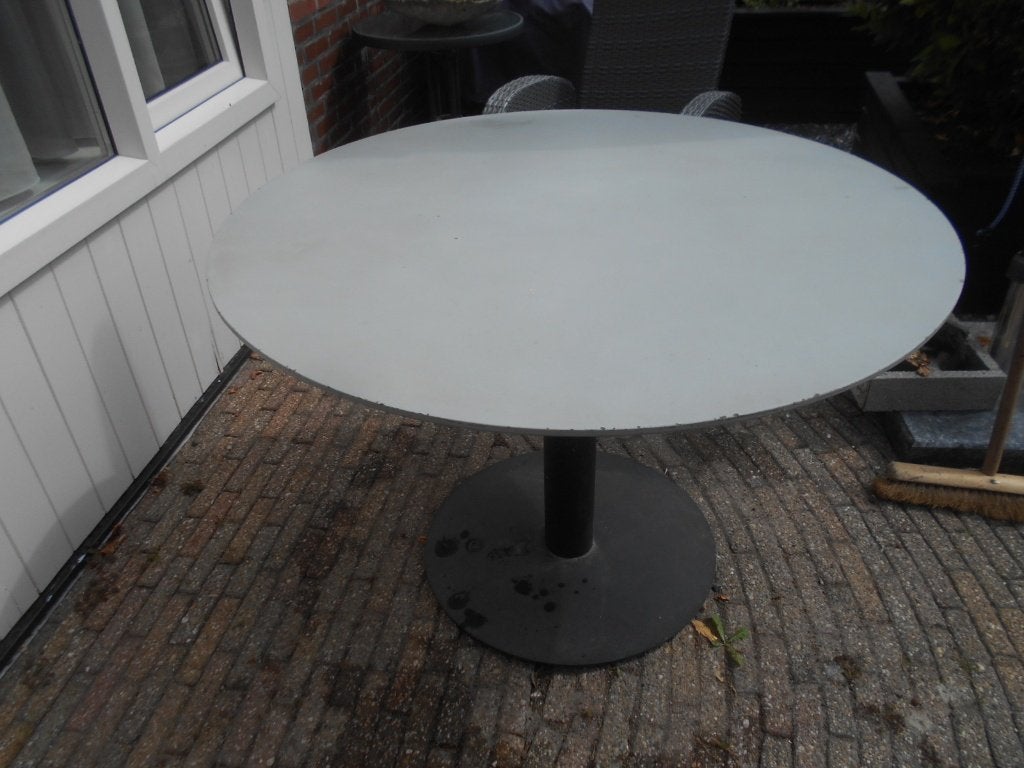 Ronde Tuintafel, Tuin en Terras, Ophalen, Gebruikt, Rechthoekig, Kunststof