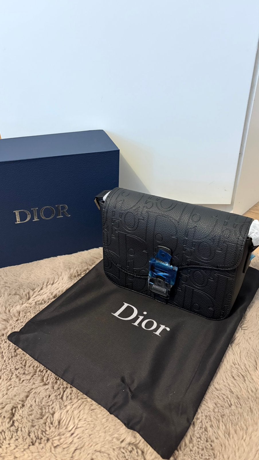 Dior Saddlebag Heren Zwart, Ophalen, Nieuw, Zwart