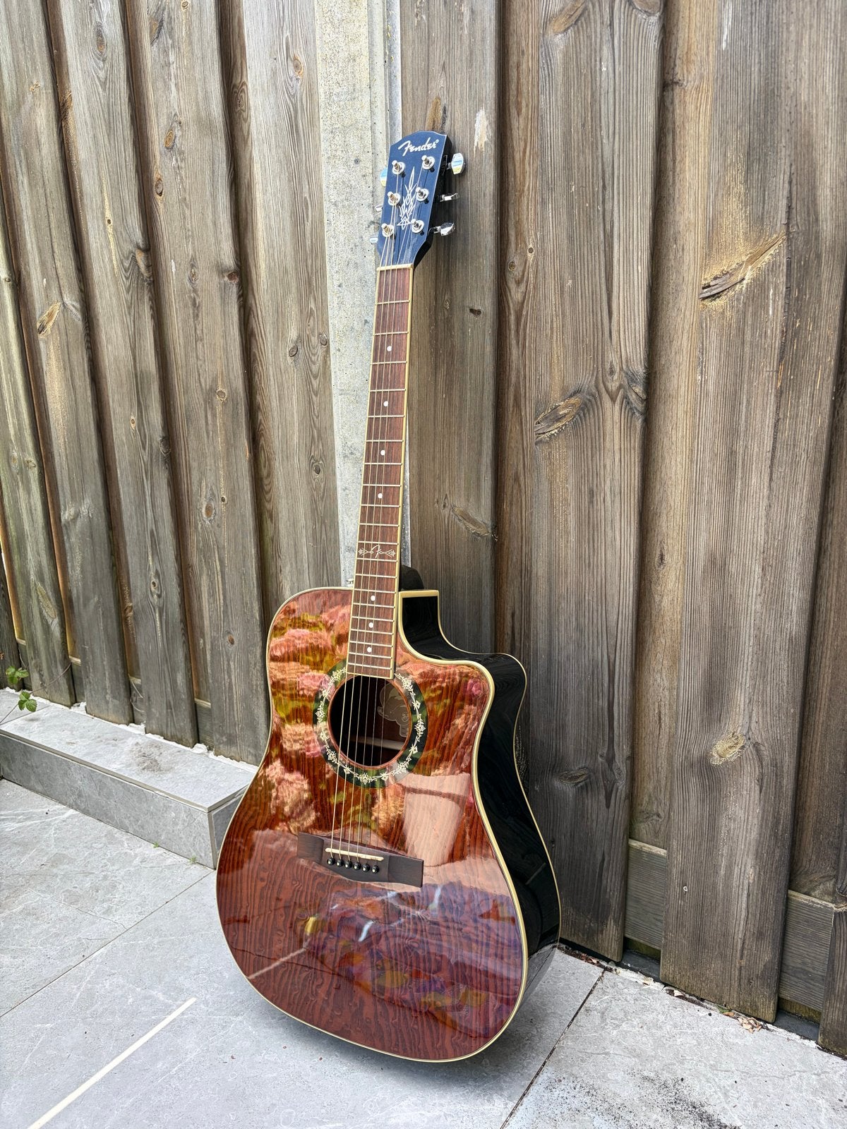 Fender Westerngitaar met Fishman element, Ophalen, Zo goed als nieuw, Western- of Steelstringgitaar, Met (piezo-)element