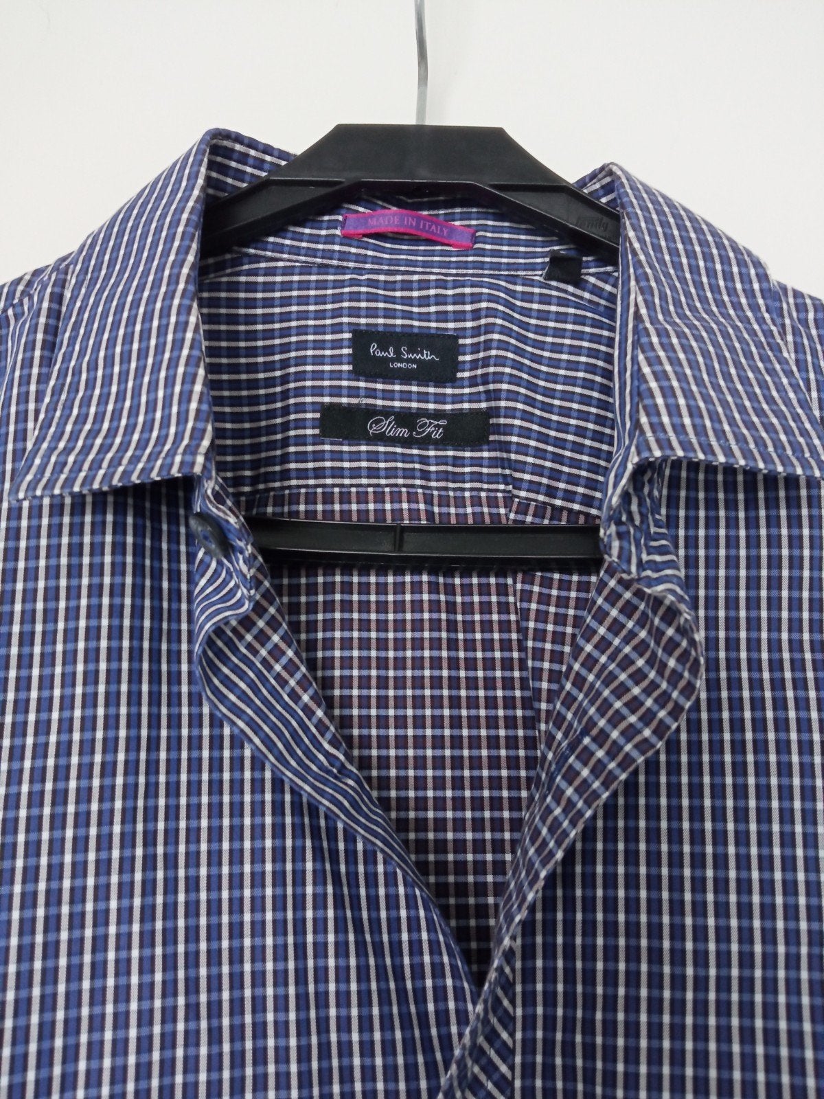 Paul Smith London overhemd SlimFit Mt38 Made in Italy nieuw, Blauw, Halswijdte 38 (S) of kleiner, Paul Smith London, Nieuw