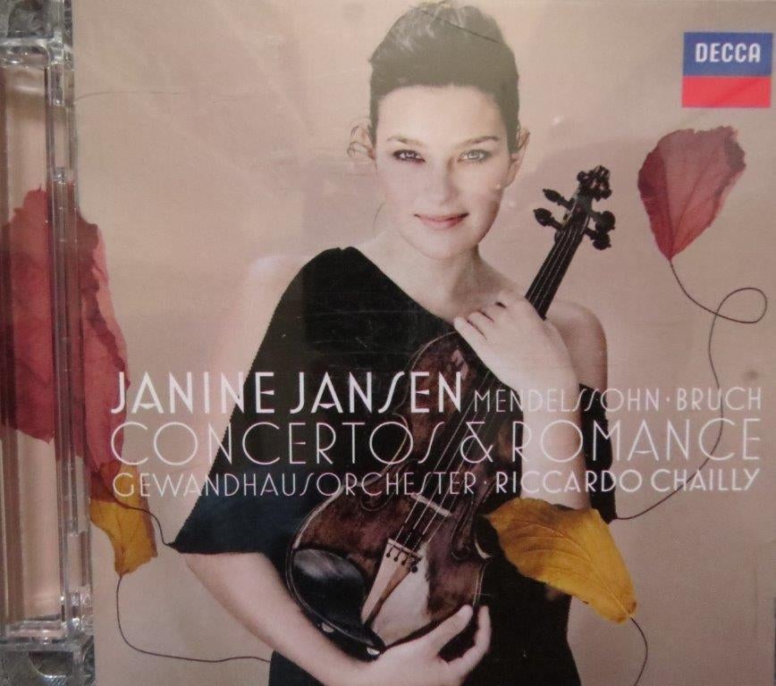 Cd: Janine Jansen, Mendelssohn & Bruch, Concertos & Romance, Ophalen of Verzenden, Classicisme, Zo goed als nieuw, Kamermuziek