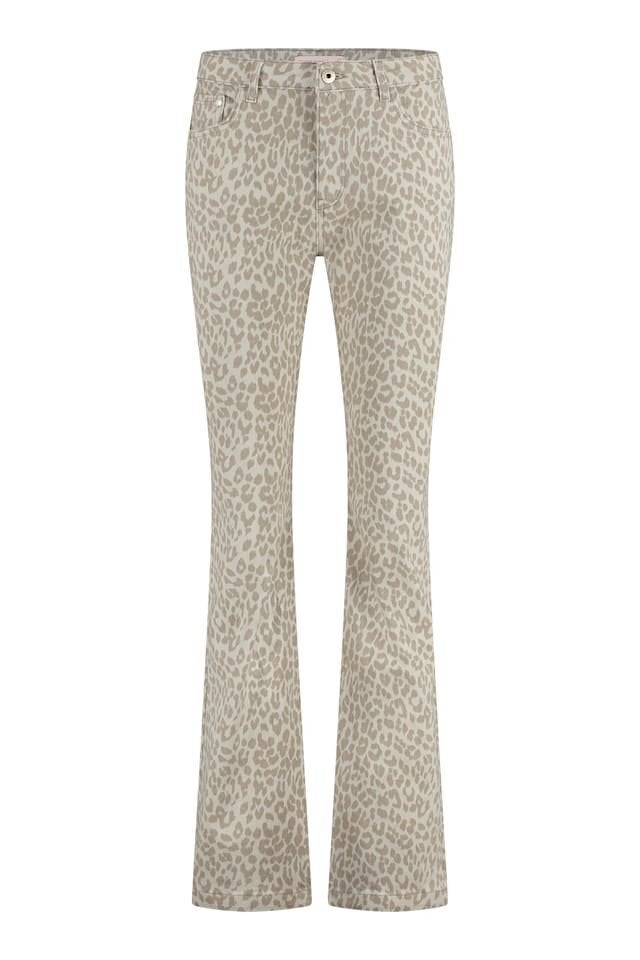 Studio anneloes luipaard flared jeans nieuw, Ophalen of Verzenden
