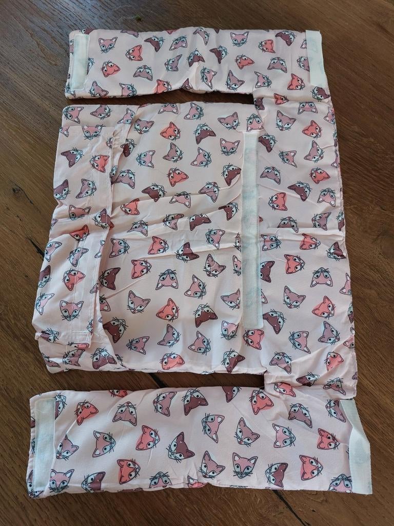 Roze verkleinkussen met vossenprint voor Tripp Trapp stoel, Ophalen of Verzenden