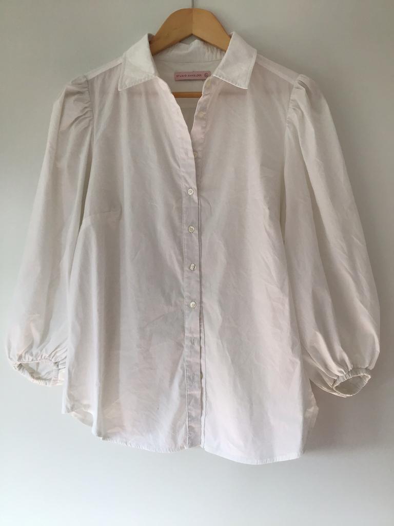 Studio Anneloes, ZGAN witte blouse, valt als maat M/L., Kleding | Dames, Maat 38/40 (M), Studio Anneloes, Wit, Ophalen of Verzenden