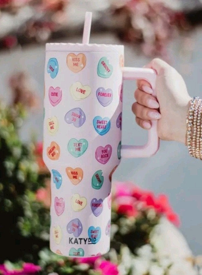 Katydid Sweetheart 38Oz Tumbler Thermosbeker, Huis en Inrichting, Ophalen of Verzenden, Nieuw