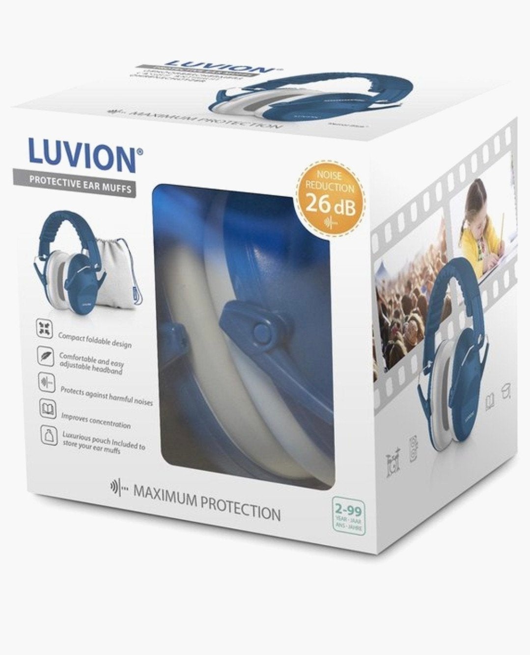 Luvion Gehoorbescherming - 26 dB Ruisonderdrukking, Ophalen of Verzenden, Nieuw