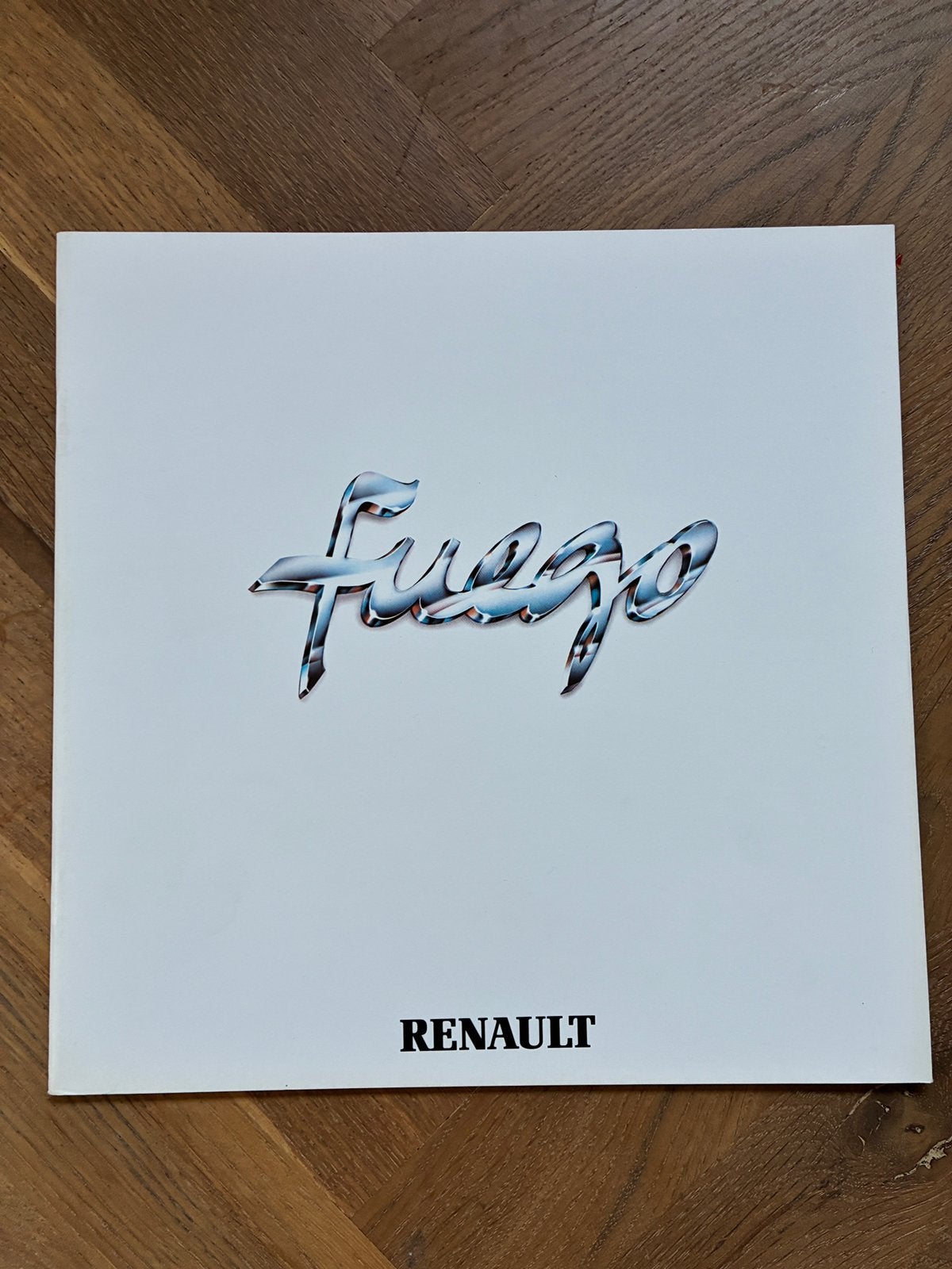 Renault Fuego brochure, Verzenden, Zo goed als nieuw, Renault