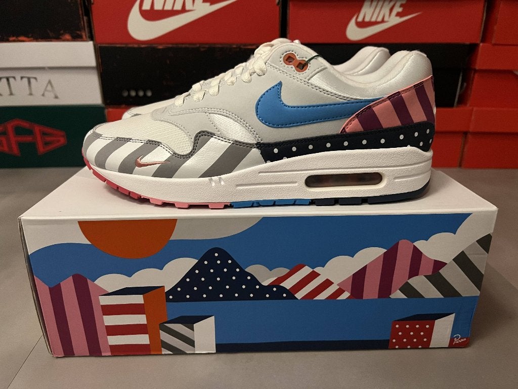 Nike air max 1 collectie 42,5 patta jewel waves watermelon, Ophalen of Verzenden, Nieuw, Overige kleuren