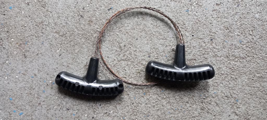 Draagbare handzaam draadzaag voor hout en outdoor gebruik, Ophalen of Verzenden, Gebruikt, Takkenzaag, Onbekend