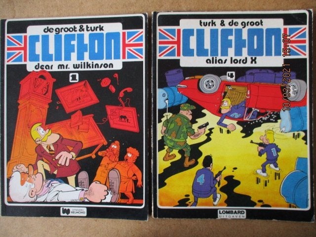adv0324 clifton, Eén stripboek, Ophalen, Gelezen