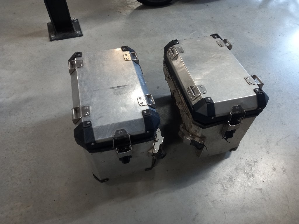 BMW Adventure Alu kofferset origineel -R1200GS / A 04 t/m 13, Ophalen, Gebruikt