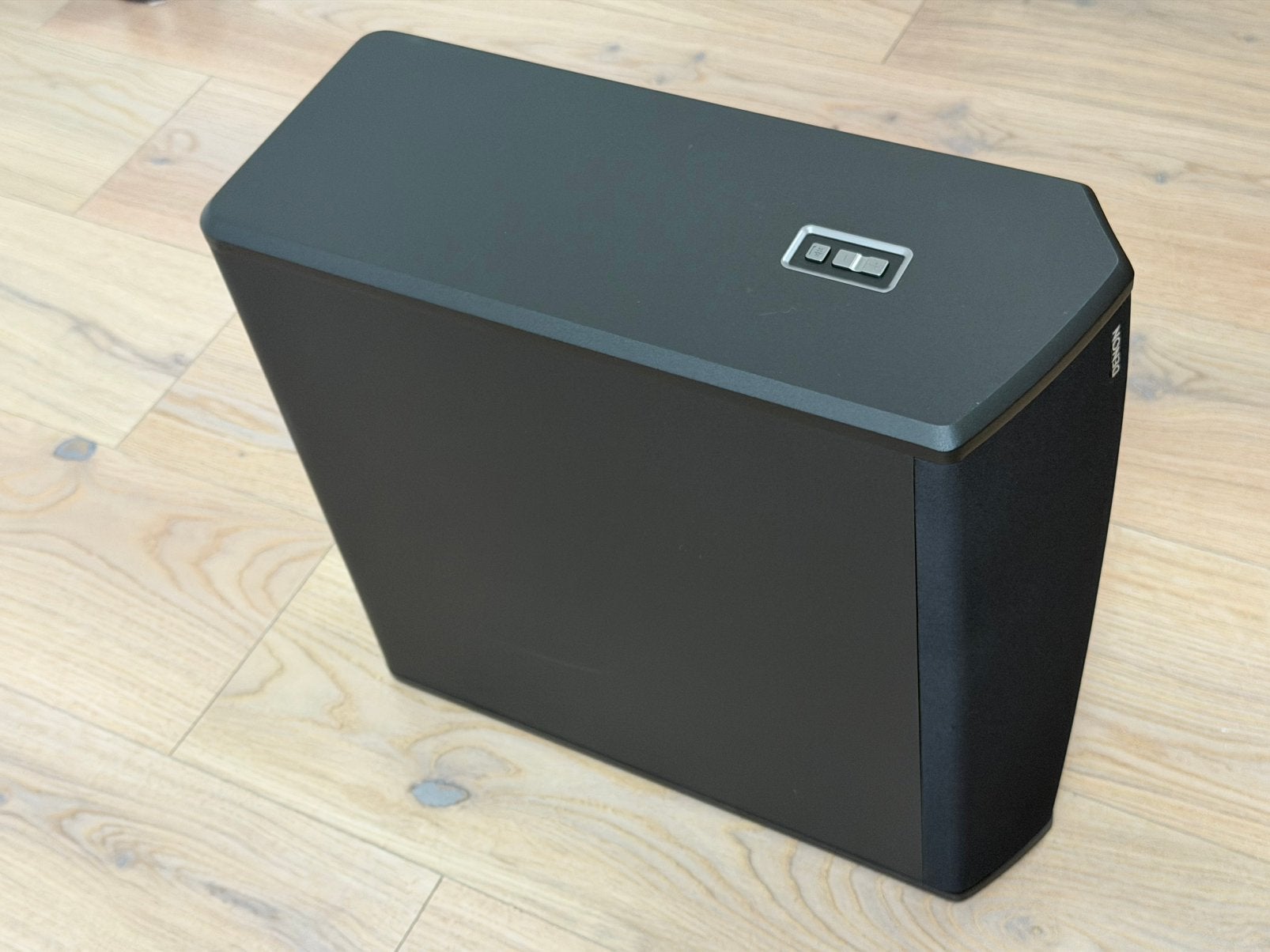 heos denon subwoofer actief groot model bijna nieuw, Ophalen of Verzenden, Zo goed als nieuw, Subwoofer, Overige merken