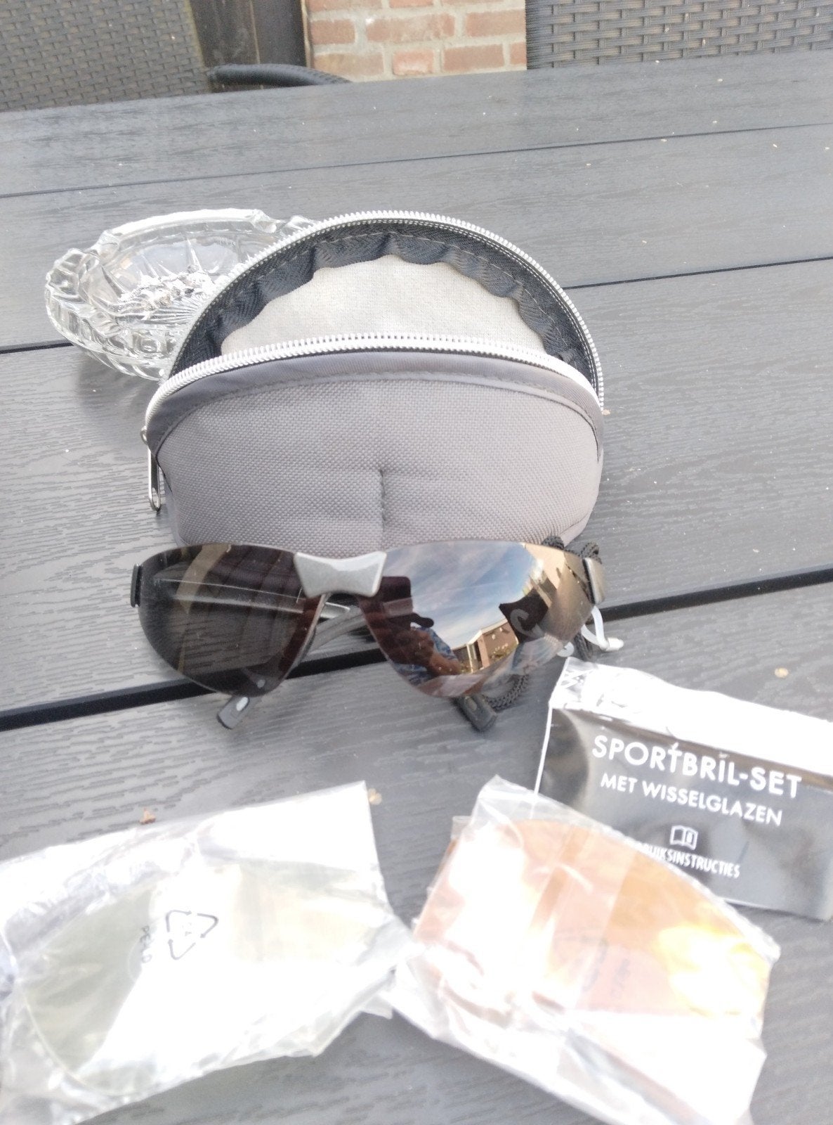 nieuwesportbril met extra glazen, Ophalen of Verzenden