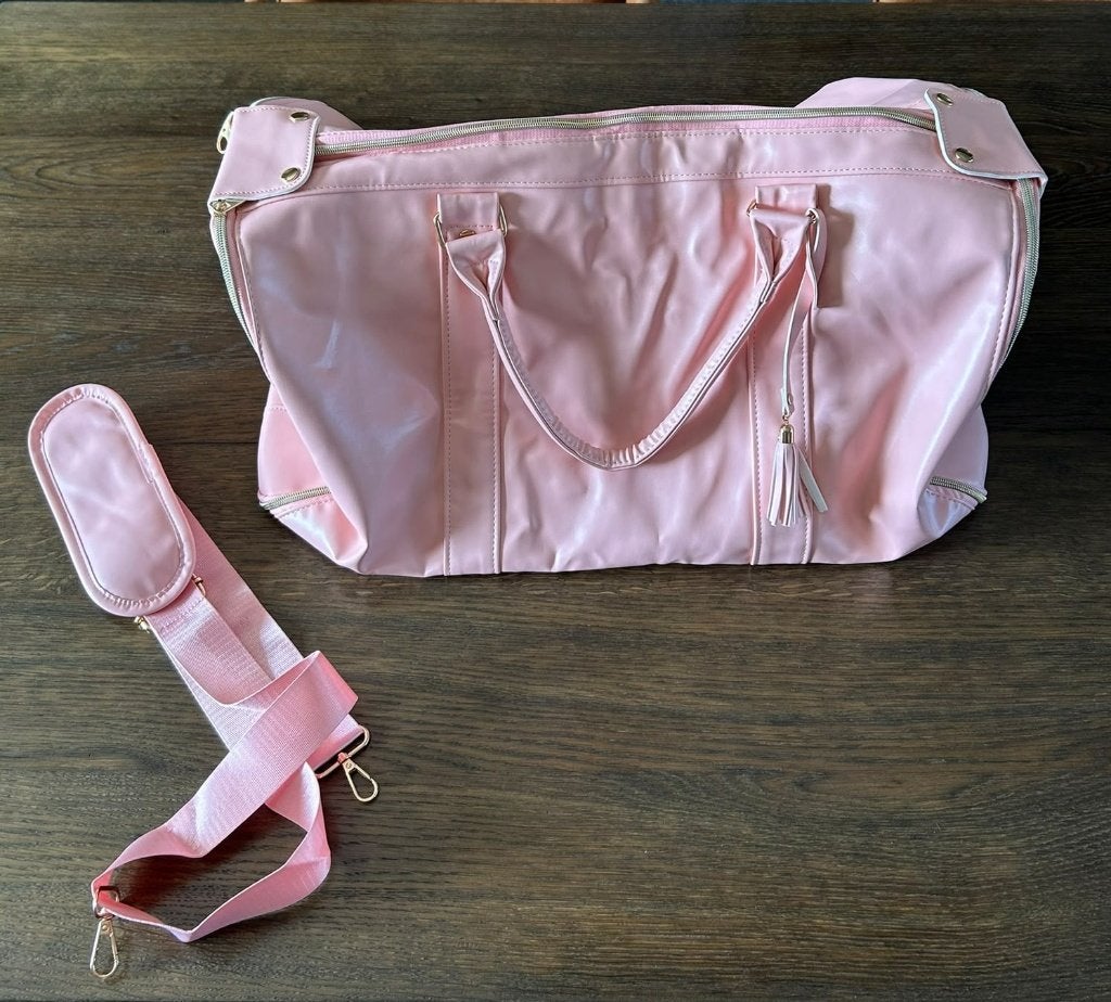 Reistas/opvouwbare kledinghoes Archi roze, Sieraden, Tassen en Uiterlijk, Tassen | Reistassen en Weekendtassen, 40 tot 60 cm, 20 tot 30 cm