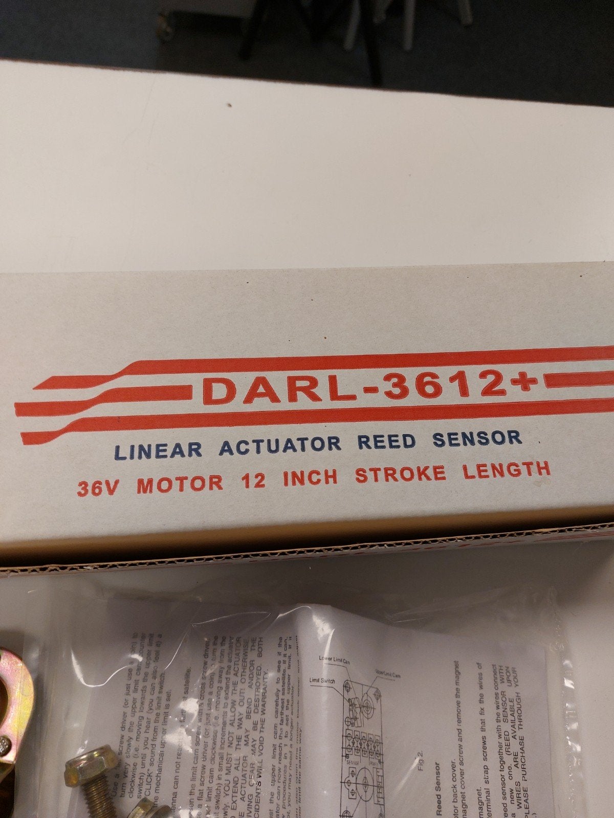SuperPowerJack  Actuator Darl-3612+ 36V Motor 12 Inch, Overige merken, (Schotel)antenne-accessoires, Onbekend, Nieuw