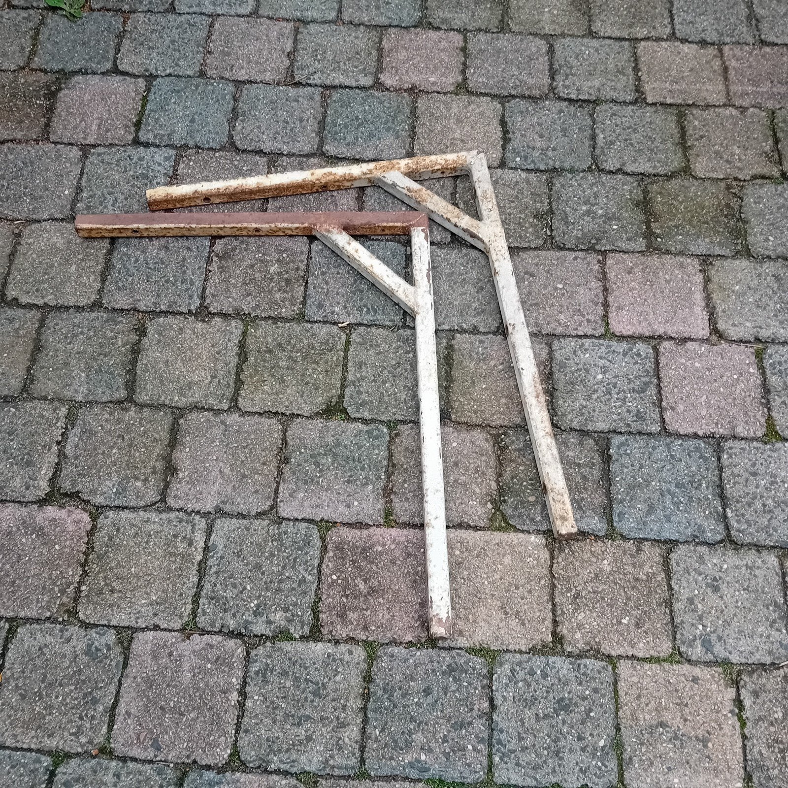 2x Inklapbare schragen - Werkbank onderstel, Ophalen of Verzenden, Gebruikt, Minder dan 70 cm, Inklapbaar