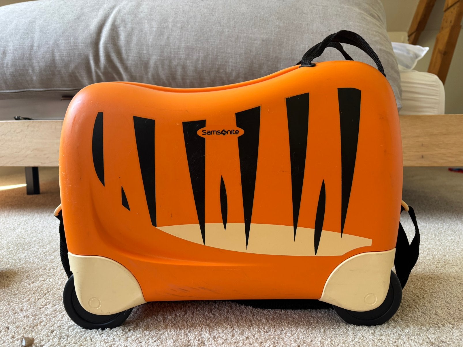 Samsonite kinderkoffer tijger, Sieraden, Tassen en Uiterlijk, Koffers, Hard kunststof, Minder dan 50 cm, Ophalen of Verzenden