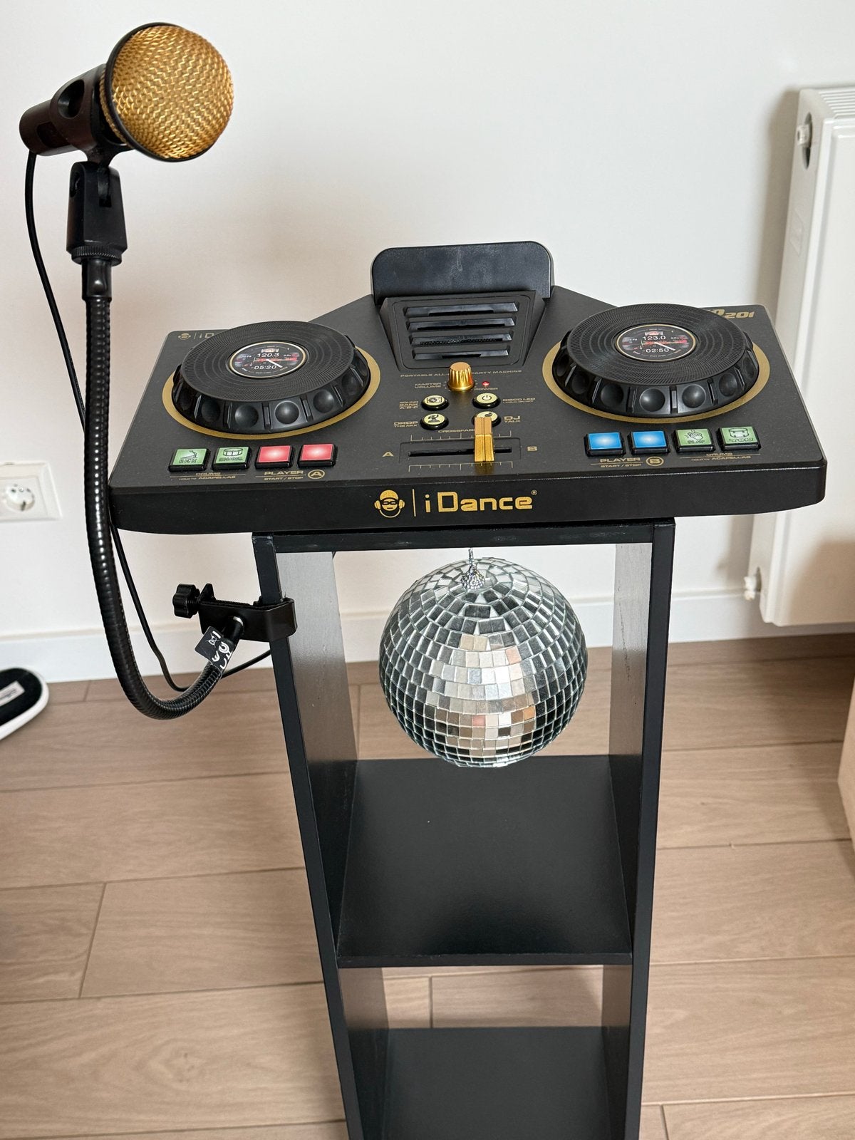 iDance XD201 DJ-set met microfoon en discolamp, voor kids, Ophalen, Gebruikt, Dj-set, Overige merken