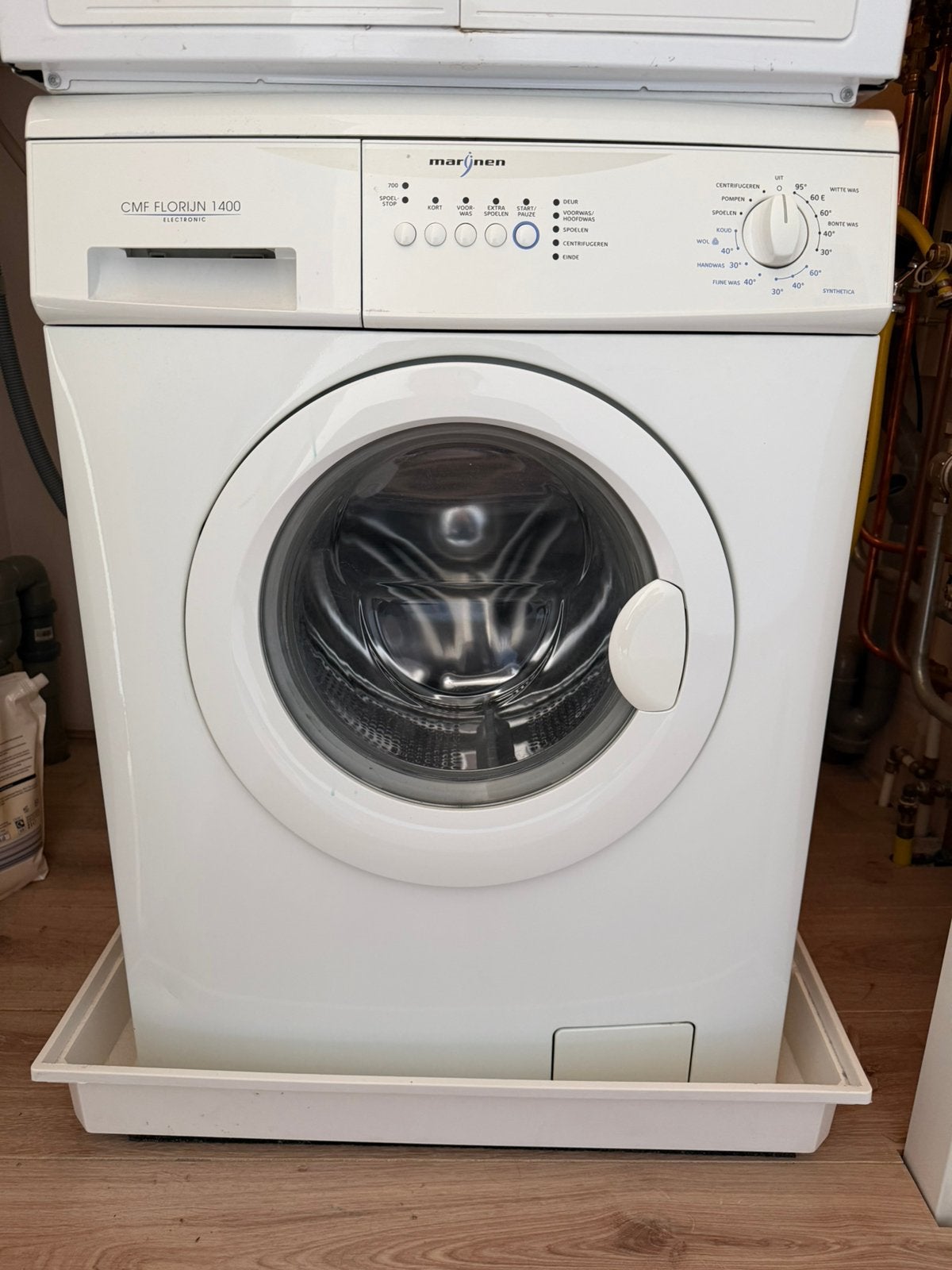 Wasmachine Marijnen, Witgoed en Apparatuur, Ophalen, Zo goed als nieuw, 1200 tot 1600 toeren, 85 tot 90 cm