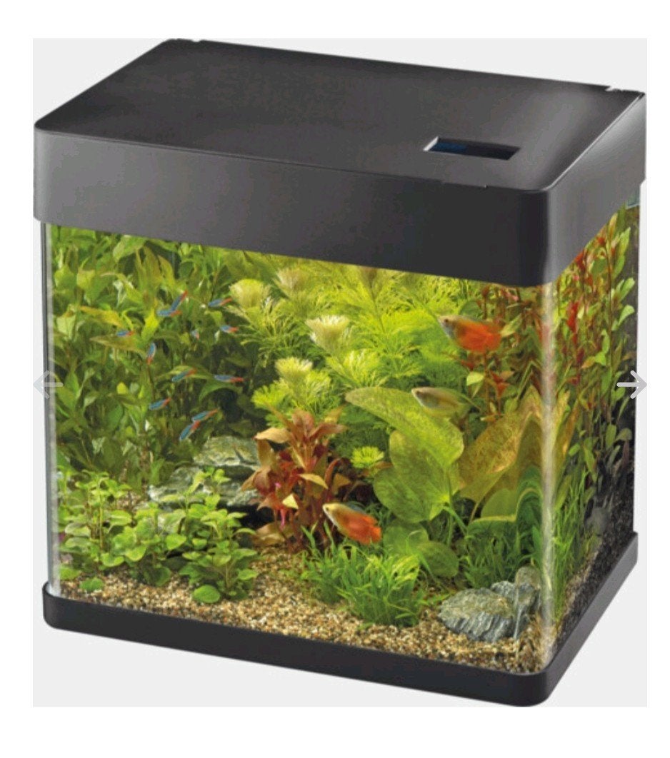 Aquarium Panorama 50 led zgan compleet set, Dieren en Toebehoren, Vissen | Aquaria en Toebehoren, Ophalen, Zo goed als nieuw, Leeg aquarium