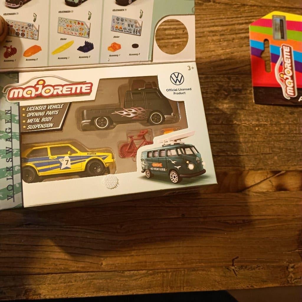 majorette Volkswagen VW Originals: VW Golf I VW T1 Pick-Up, Ophalen of Verzenden, Nieuw, Auto