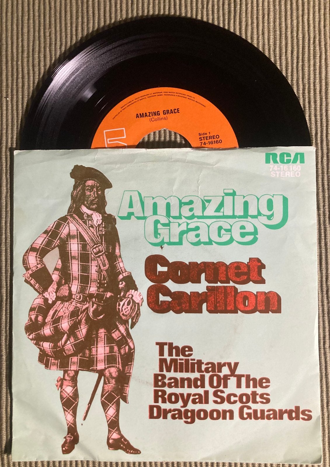 Vinyl single Military Band of TRSDG - Amazing Grace, Cd's en Dvd's, Ophalen of Verzenden, Gebruikt, Pop