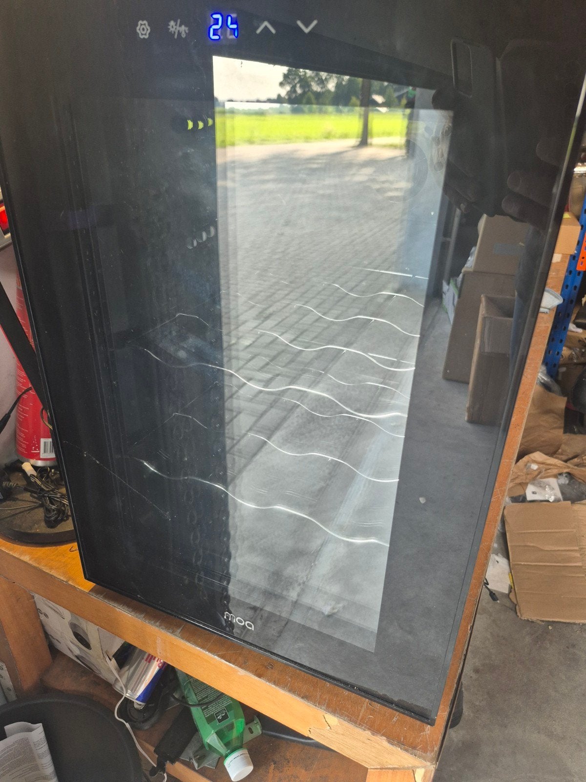 MOA Wijnkoelkast voor 9 Flessen - Wijnklimaatkast Vrijstaan, Zonder vriesvak, Minder dan 85 cm, Ophalen of Verzenden, A