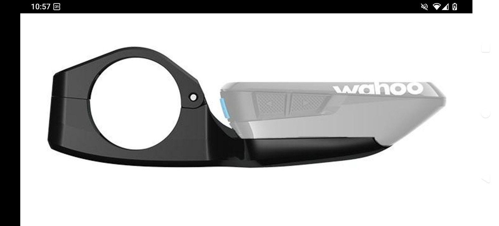 Wahoo ELEMNT ROAM Aero Out Front Stuurhouder, Ophalen of Verzenden, Zo goed als nieuw, Wahoo, Kunststof