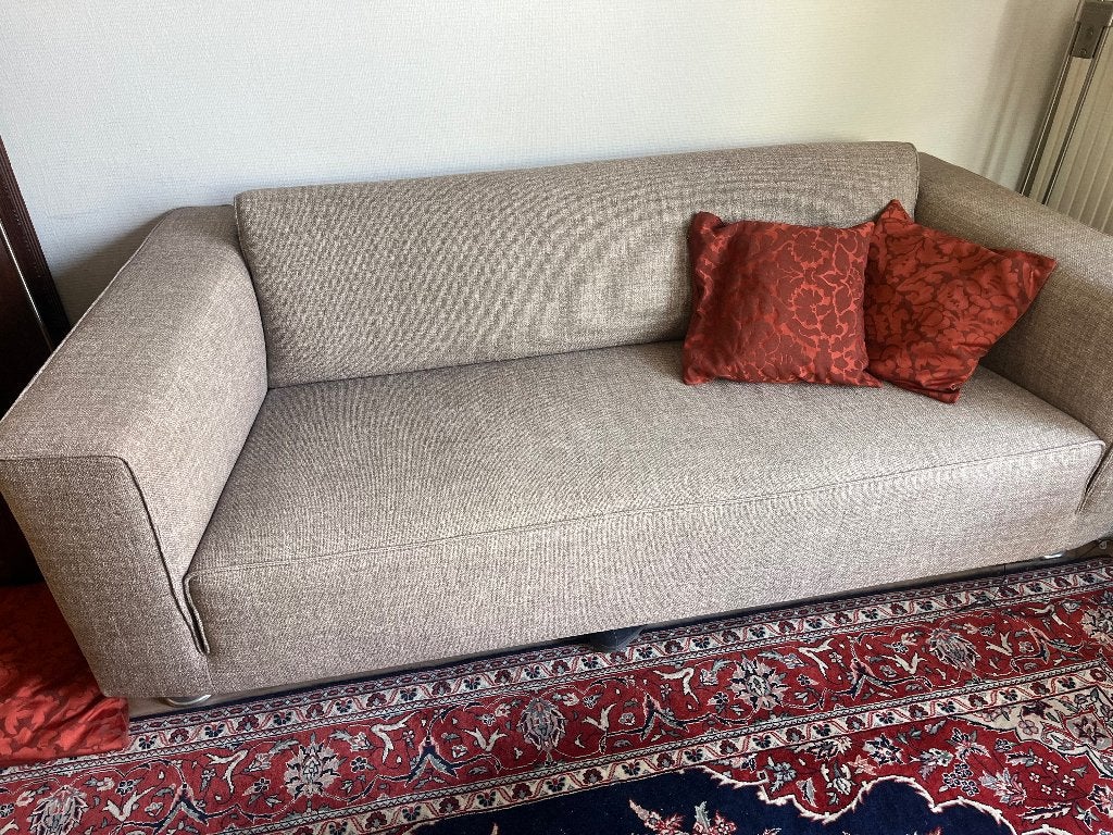 Bank en fauteuil design on stock, Ophalen, Zo goed als nieuw, Stof, Modern: design on stock