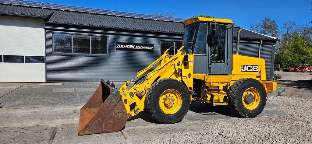 JCB 411 loader, Wiellader of Shovel