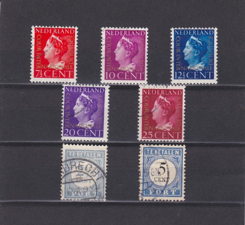 zegels wereld jamboree  Willibrordus Luchtpost 12 1/2 cent, Postzegels en Munten, Verzenden, T/m 1940, Postfris