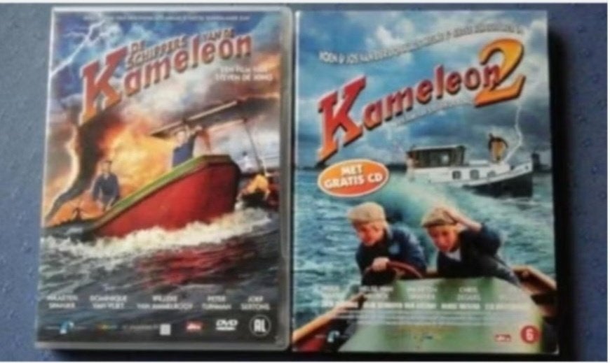 2 DVD's de schippers van de Kameleon, Ophalen, Alle leeftijden, Overige typen, Zo goed als nieuw