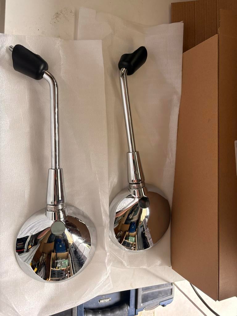 Aplus Spiegels Vespa Primavera - Chroom, 18cm, Ophalen of Verzenden, Nieuw, Overige typen, Vespa