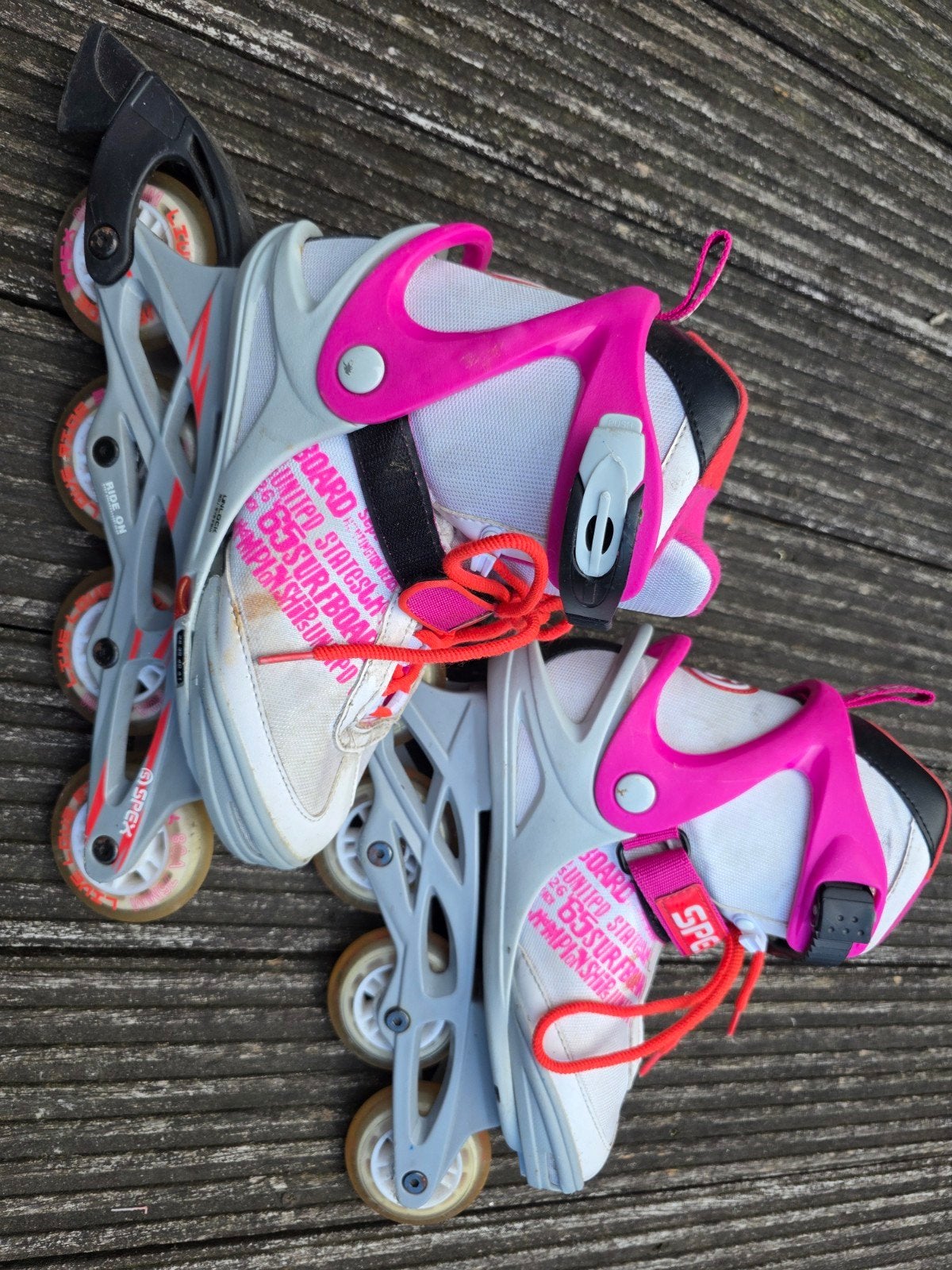 Verstelbare Spex inline skates - Maat 38-41, Overige merken, Kinderen, Ophalen of Verzenden, Inline skates 4 wielen