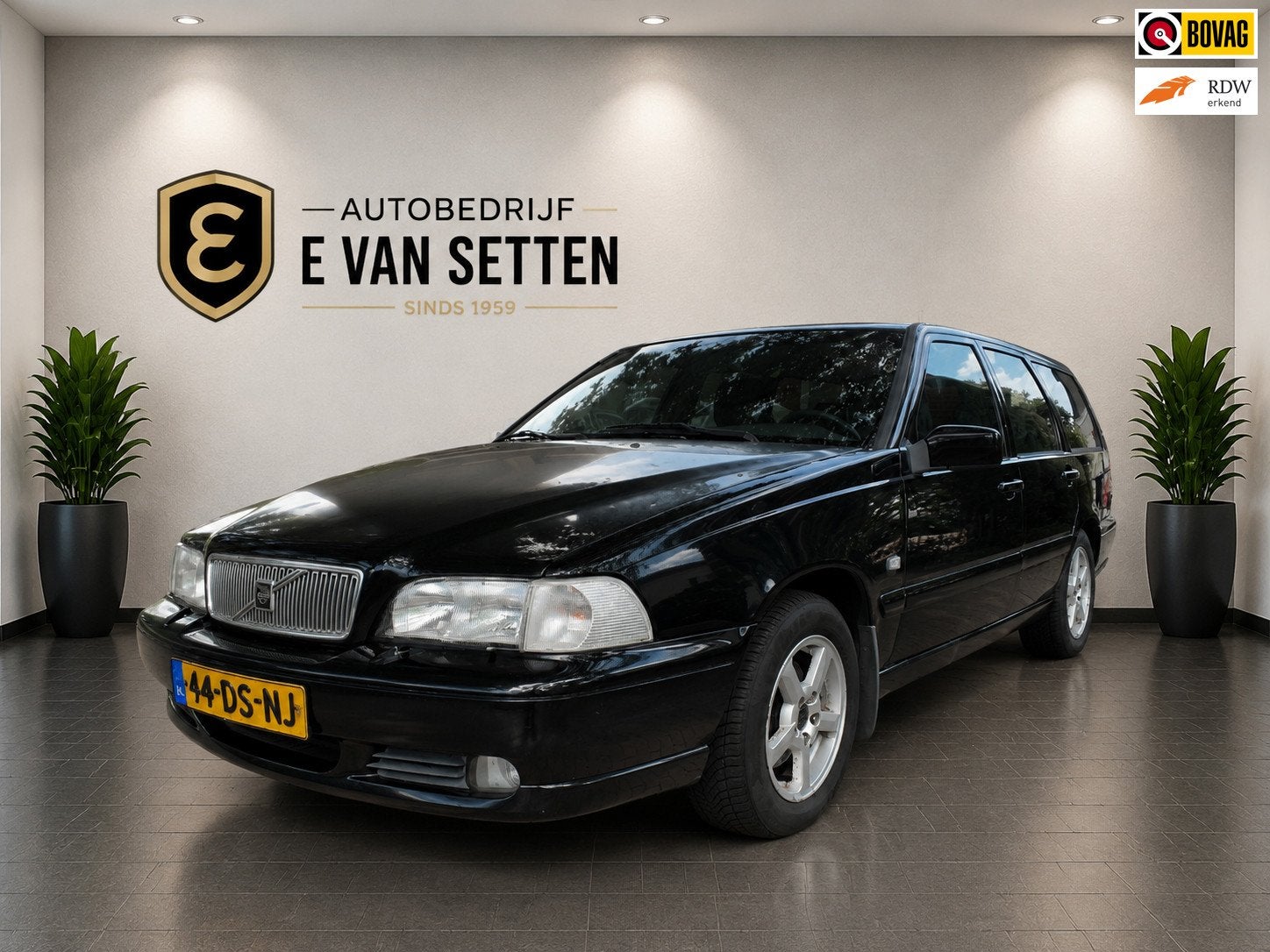 Volvo V70 2.4 Classic Nieuwe Distributie Set, Gebruikt, Zwart, Leder en Stof, Zwart