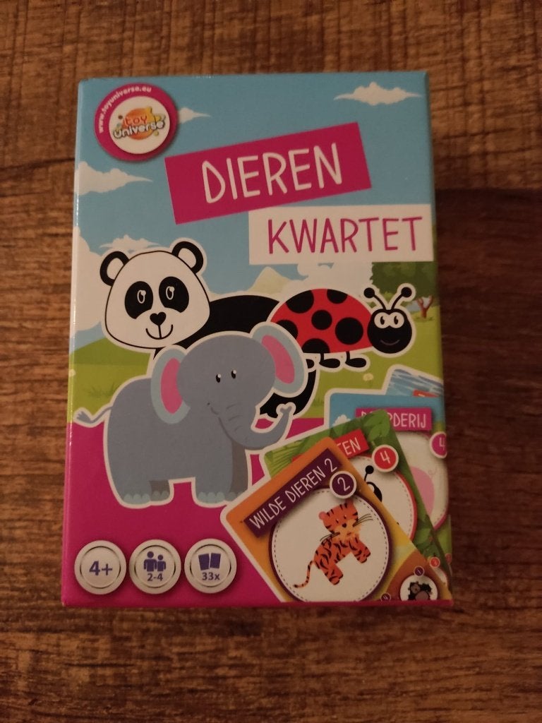 Dieren kwartet – toy universe leeftijd vanaf 4 uur, Ophalen of Verzenden, Zo goed als nieuw