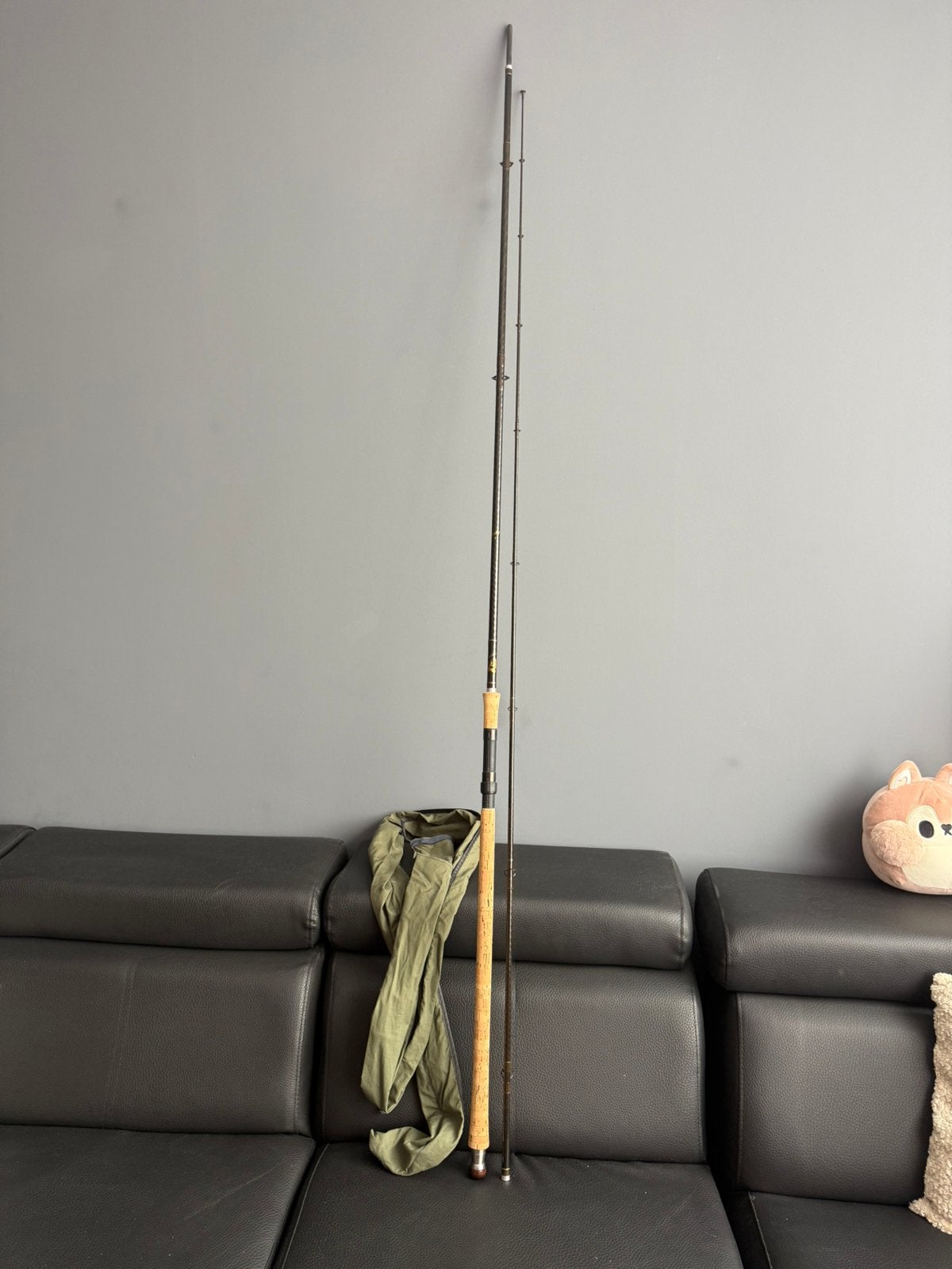 Ton Temming Traditional 12ft 2.00/2.25lb Unieke Stok !, Ophalen, Zo goed als nieuw, Werphengel
