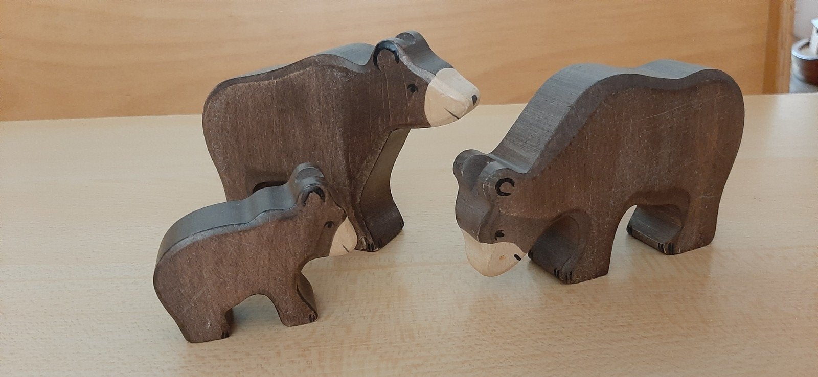 Holztiger beren familie., Ophalen of Verzenden