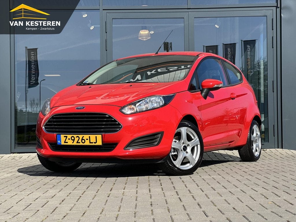 Ford Fiesta Style 1.2 4-cil. 3drs Airco | LMV 16, Euro 5, Stof, Gebruikt, 4 cilinders